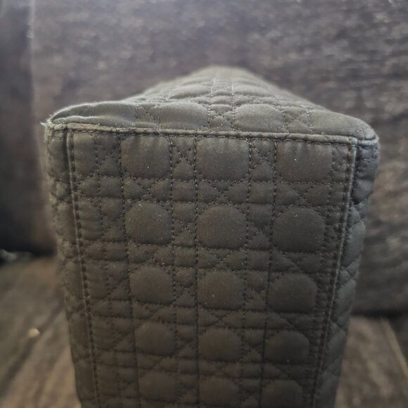 Lady dior medium nylon top handle bag - Picture 8 of 16